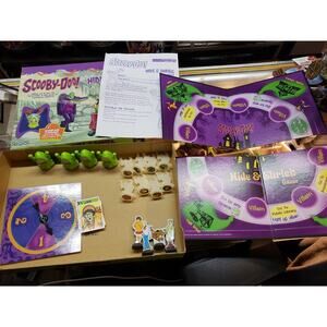 Cartoon Network Scooby-Doo! Hide and & Shriek Game - 2003 Incomplete. As Is